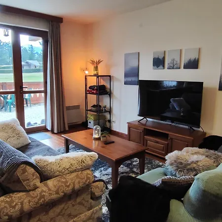 Stylish Wooden With Terrace In Pirin Golf Hotel&spa Complex Apartment